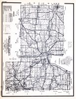 Fond Du Lac County, Wisconsin State Atlas 1956 Highway Maps